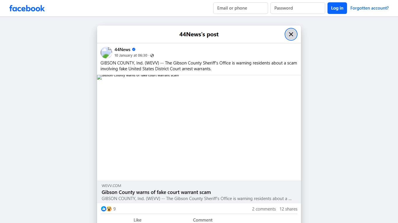 44News - GIBSON COUNTY, Ind. (WEVV) -- The Gibson County... | Facebook